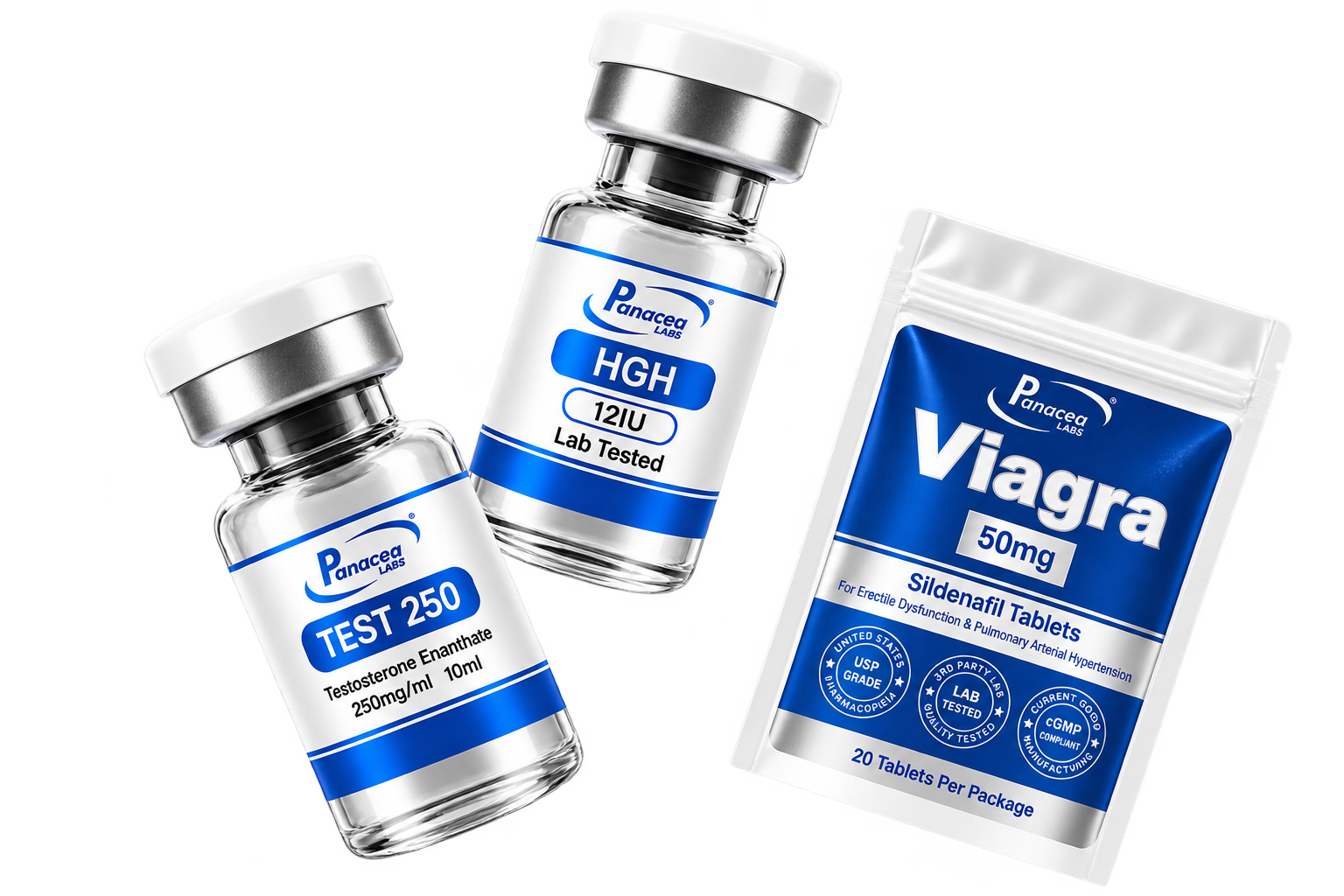 Panacea Labs Testosterone HGH Viagra